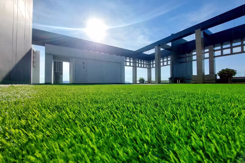 Công trình thi công cỏ nhân tạo sân thượng ở Nha Trang