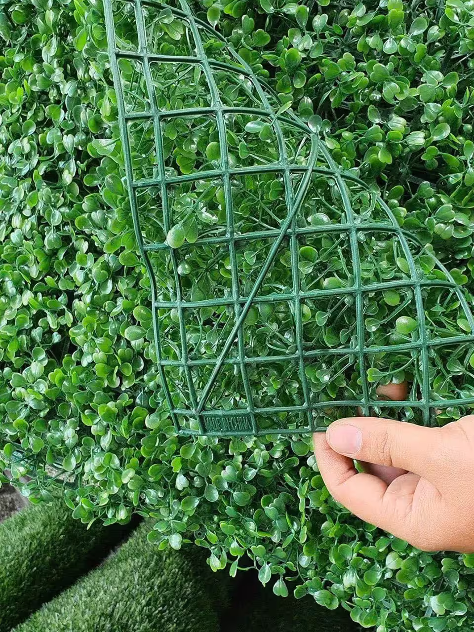Cỏ cải xoong nhựa trang trí tường